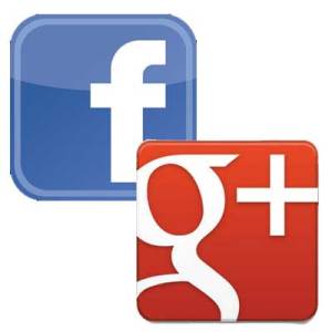 facebook-google-plus-logos